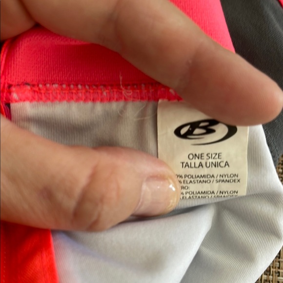 Babalu Pink and Gray High Neck Sports Bra One Size Small Medium - Picture 6 of 6